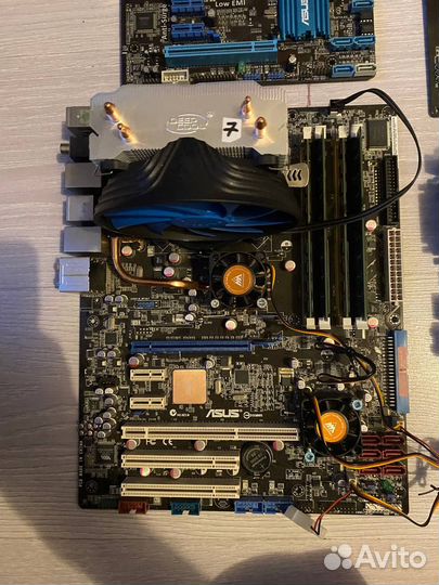 Набор мат плата 775 + xeon 5440 + 8gb DDR2 + кулер