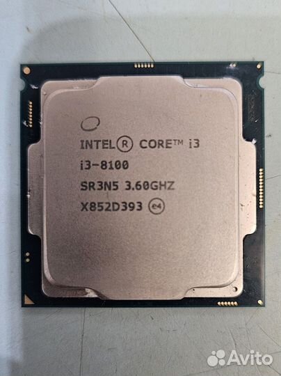 Процессор Intel Core i3-8100