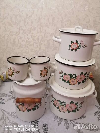 Кастрюля эмалированная СССР