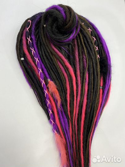 Де комплекты косы/дреды