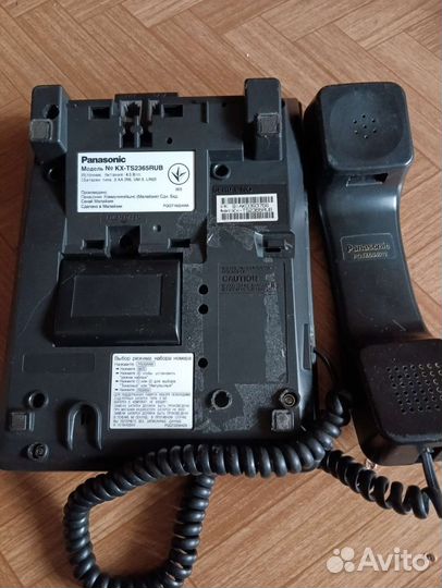 Телефон Panasonic с памятью на 12 номеров