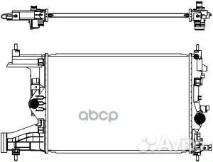 Радиатор chevrolet cruze 1.8/2.0 M/T 09- 33511017