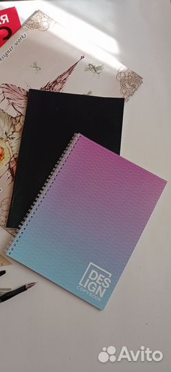 Тетрадь на пружине А4 миллиметров бумага калька