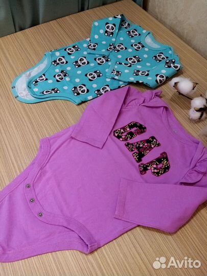 Боди и лонг для девочки 74 80
