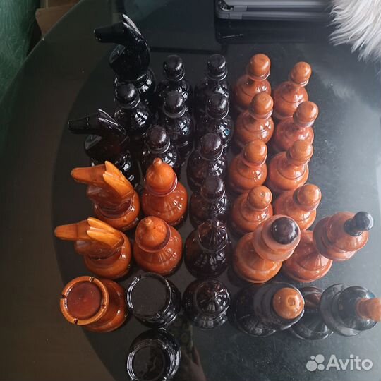 Шахматы резные деревянные