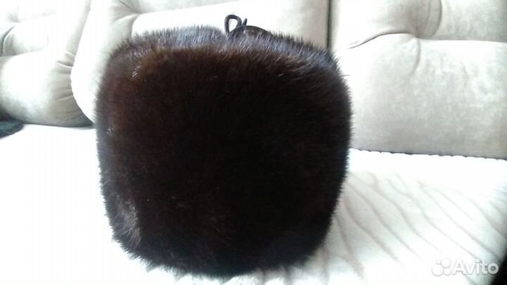 Норковая шапка мужская
