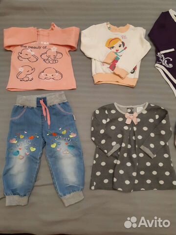 Вещи пакетом на девочку от 1 года до 2
