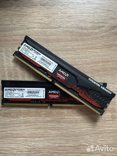 Оперативная память ddr4 8gb-2х4гб