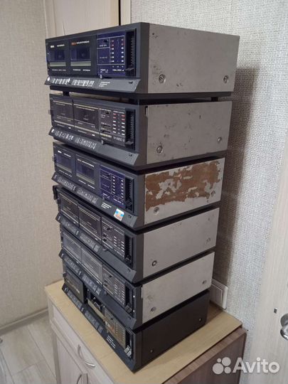 Усилители+Магнитофоны Нота М-220С-1/2+Нота Мп-220C