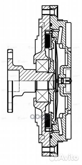 Муфта вентилятора LMC0840 luzar