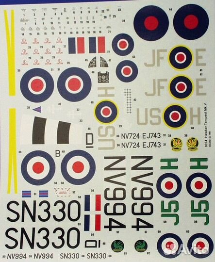 8022 Tempest Mk.V Eduard 1/48