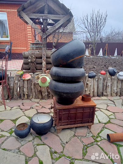 Чугунный горшок