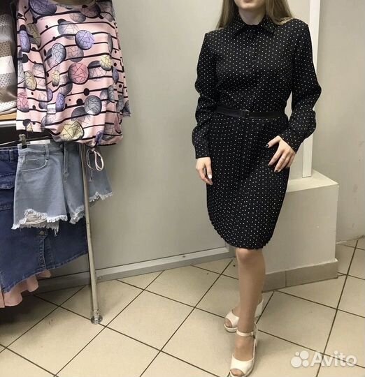 Платье в горошек