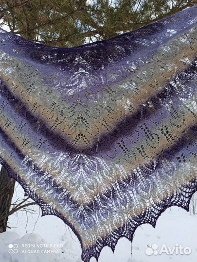 Шаль Сиреневые туманы