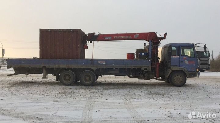 Кран борт, борт 12 тонн, кран 7 тн, вылет 19 м