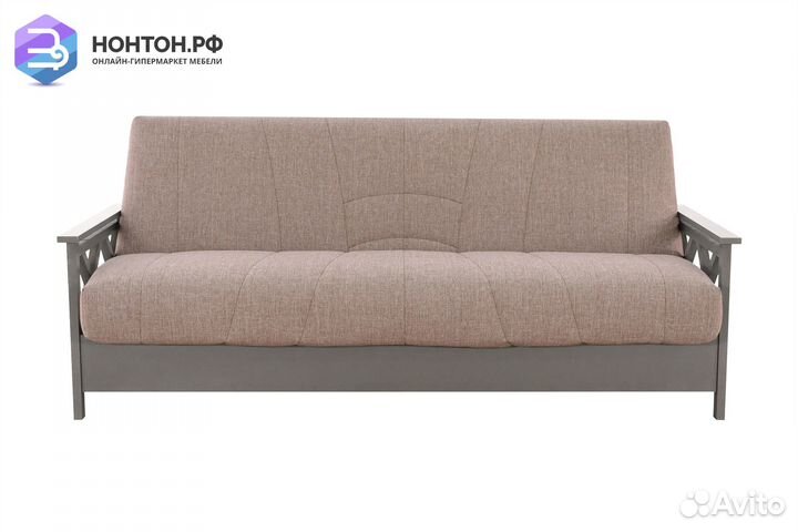 Диван книжка Ручеек Массив светло-бежевый