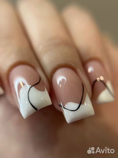 Маникюр с укреплением, покрытием