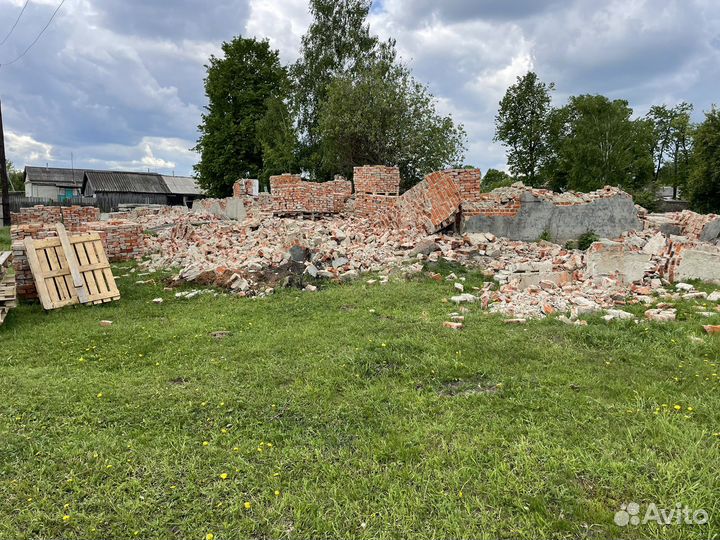 Кирпич красный бу
