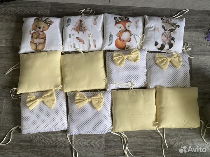 Бортики в кроватку