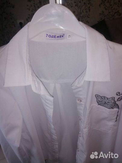 Рубашка для девочки 134