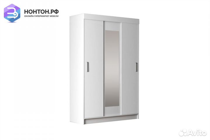 Шкаф-купе Бася белый