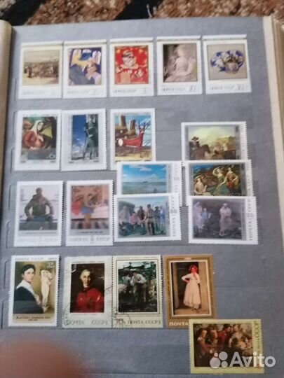 3 альбома почтовых марок