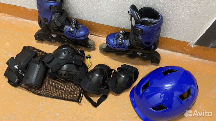 Роликовые коньки раздвижные Ultra Wheels р.31-35