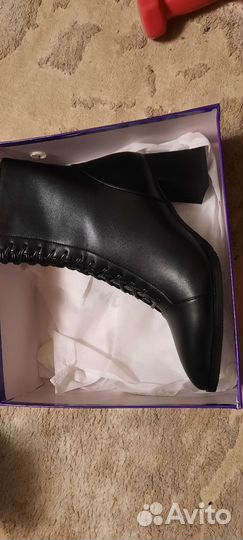 Ботильоны натуральная кожа 39не подошли по размеру