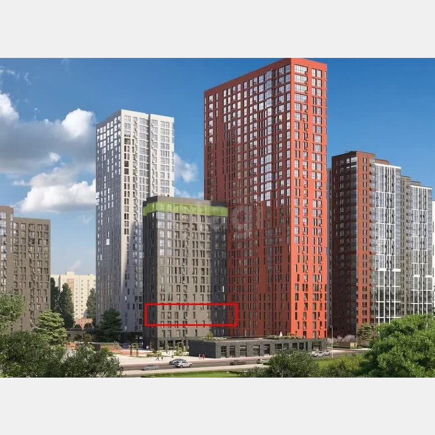 1-к. квартира, 33,2 м², 4/16 эт.