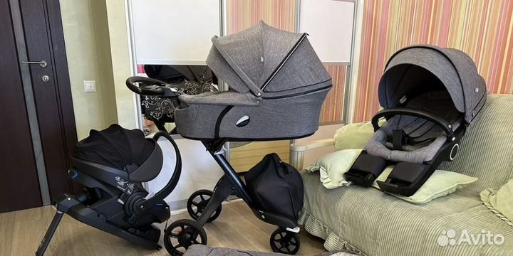 Коляска stokke xplory v6 4 в 1
