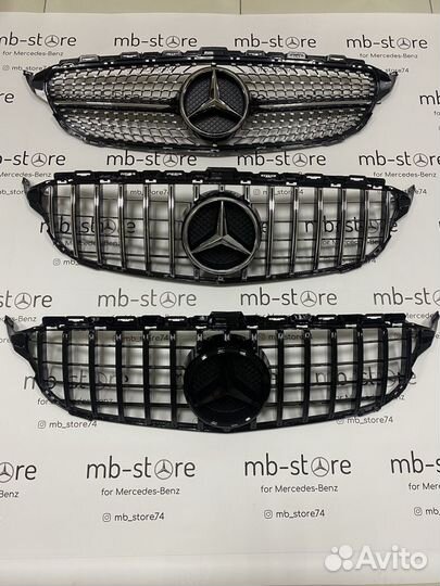 Решетка радиатора w205 Mercedes