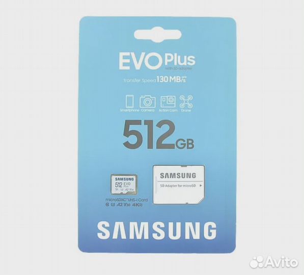 Samsung Карта памяти EVO Plus 512 гб