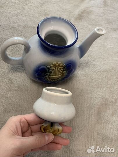 Чайник заварочный СССР 1,8 л керамика новый