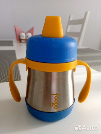 Детский термос- поильник с ручками