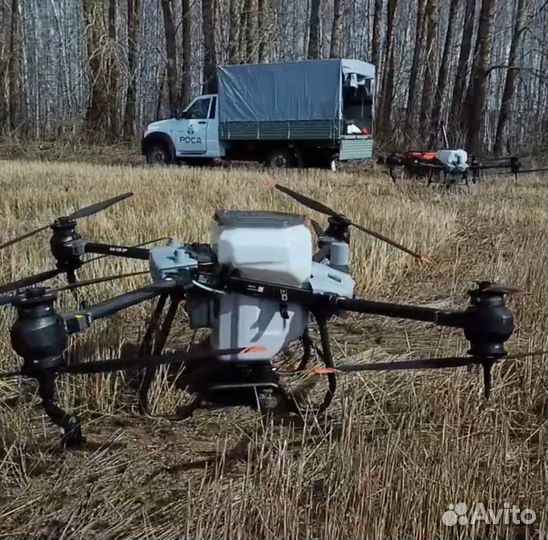 Обработка полей агро дронами