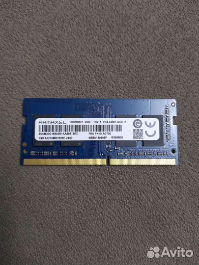 Оперативная память ddr4 2gb