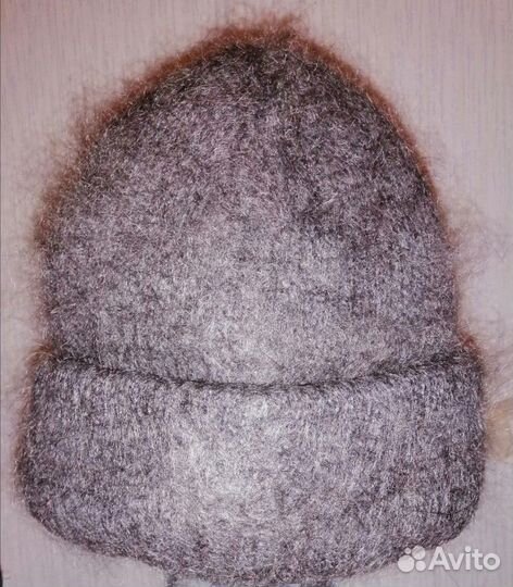 Шапка пуховая новая