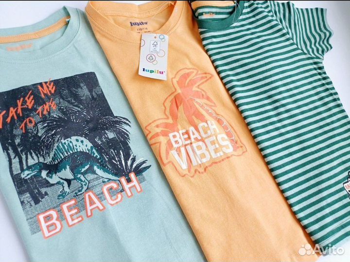 Футболки lupilu 110/116,122/128