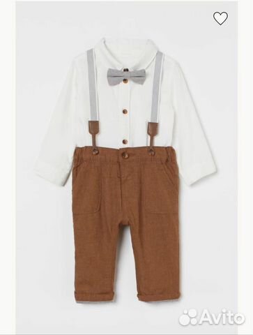 Комплект (рубашка и штаны на подтяжках)