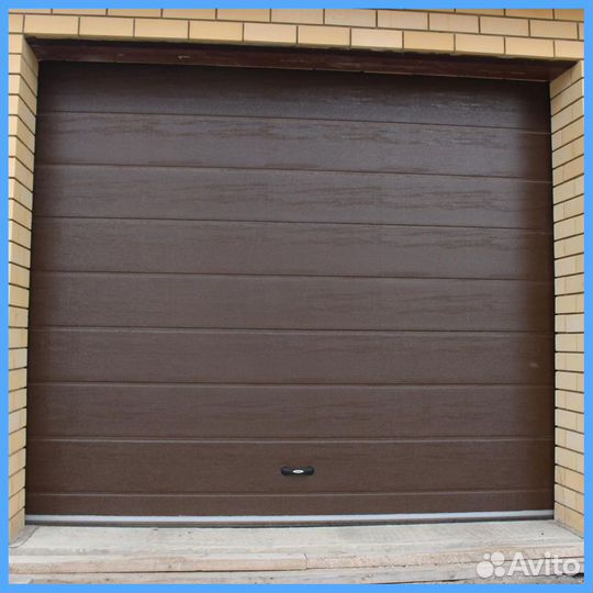 Автоматические секционные гаражные ворота