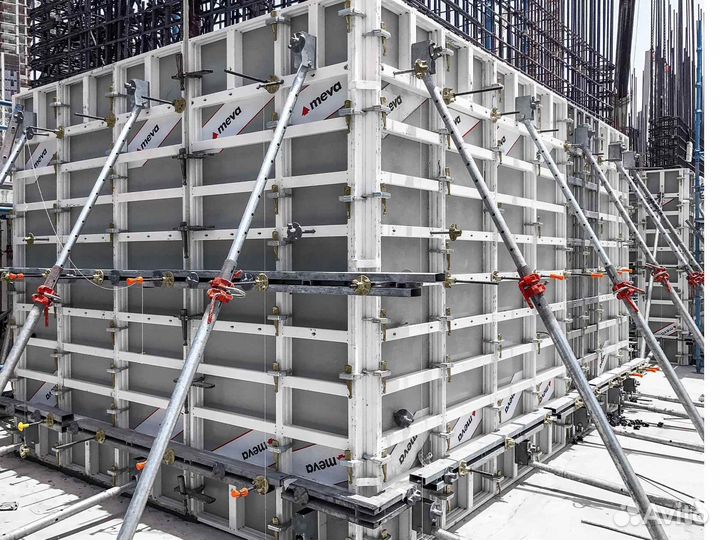 Опалубка стен щитовая алюминиевая