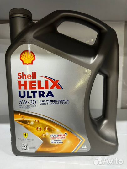 Моторное масло shell helix 5W-30 ultra 550046387