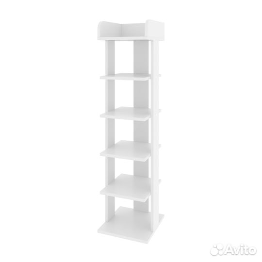Обувница Shoes Save Vertical, 30x32x120см, белая
