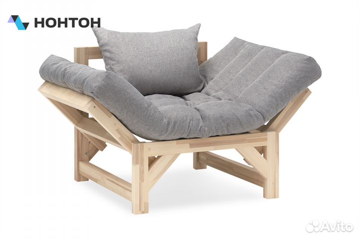 Кресло Амбер-2 серое