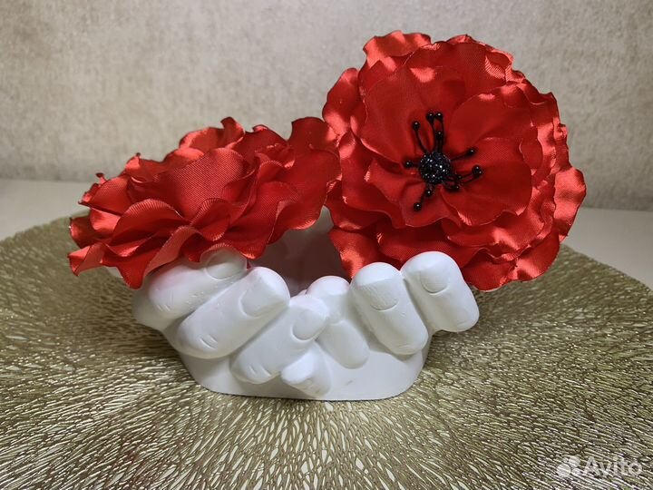 Бантики ручной работы Маки