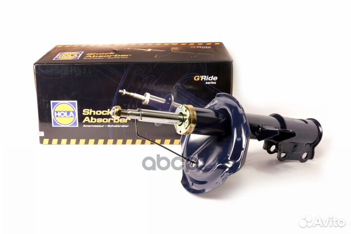 Стойка амортизаторная передняя, левая, давление