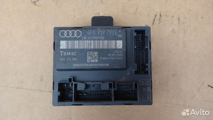 Блок управления двери Audi A6 C6 4F 4F0959793E