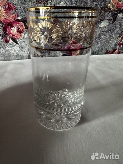 Хрустальный стакан богемия