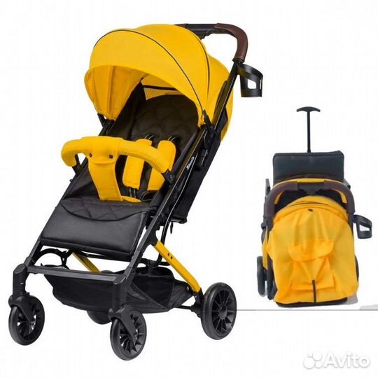 Коляска прогулочная costa tracy ярко-желтая б/у