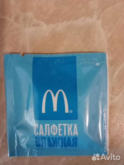 Влажные салфетки из Макдональдса